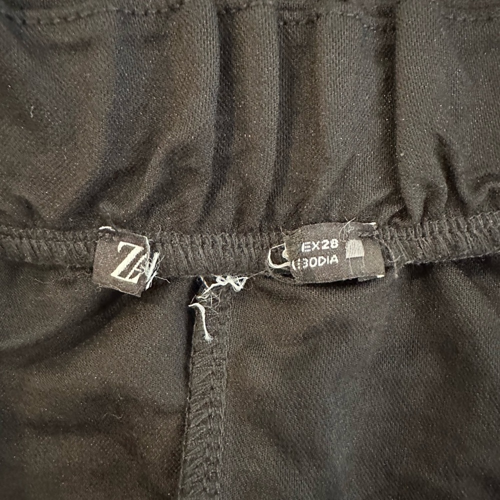 Zara Black Shift Jumper Shorts Romper Small / Medium Adjustable Spaghetti Straps - Picture 5 of 7